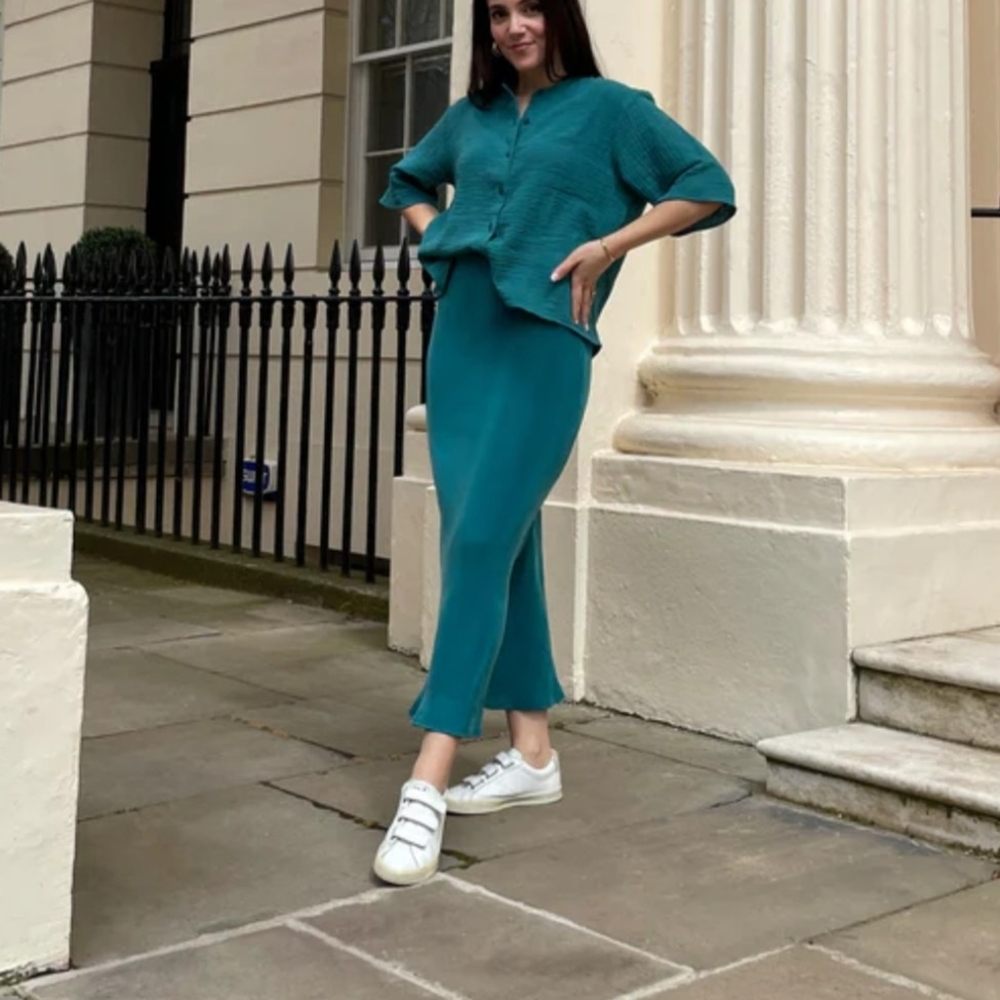 Solika Slip Skirt + Matching Gauze Top - Small